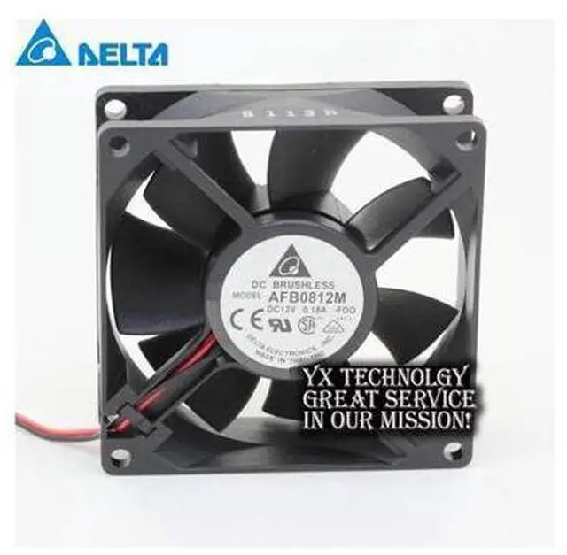 Main image of New AFB0812M 12v 8cm 8025 double ball bearing fan 0.18A for DELTA 80*80*25mm