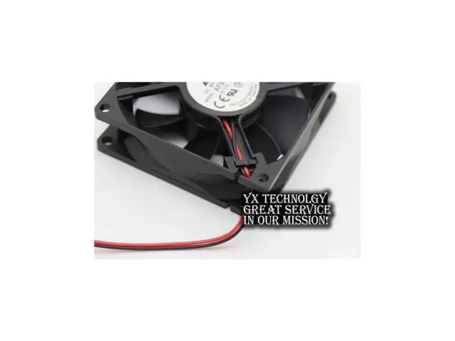 Alt view image 3 of 6 - New AFB0812M 12v 8cm 8025 double ball bearing fan 0.18A for DELTA 80*80*25mm