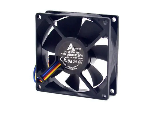 Alt view image 2 of 6 - 1pcs Delta AUB0812VH -SP00 DC 12V 0.41A PWM intelligent temperature control chassis fan