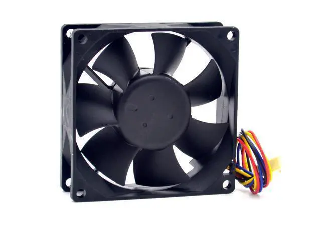 Alt view image 3 of 6 - 1pcs Delta AUB0812VH -SP00 DC 12V 0.41A PWM intelligent temperature control chassis fan