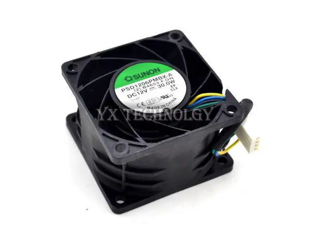 Alt view image 6 of 6 - SUNON New PSD1206PMBX-A 6038 12V 30W 6CM high speed booster fan violence 60*60*38mm