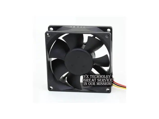 Alt view image 4 of 6 - 2pcs New Internet cafes Preferred AFB0812VH 8025 8cm \/ 8 winds of double ball bearing fan for Delta 80*80*25mm
