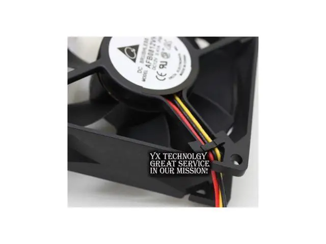 Alt view image 6 of 6 - 2pcs New Internet cafes Preferred AFB0812VH 8025 8cm \/ 8 winds of double ball bearing fan for Delta 80*80*25mm