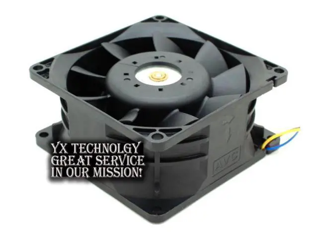 Alt view image 3 of 3 - and 2B08038B48U 8038 8 48V 0.58A PWM double ball bearing fan 80*80*38mm