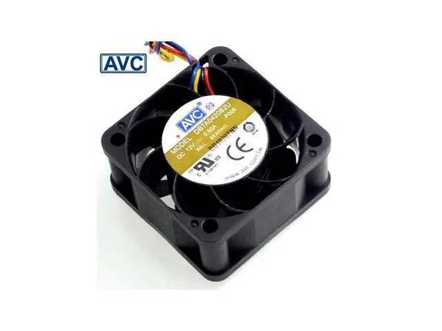 Alt view image 5 of 6 - AVC New 4020 4CM wind capacity 12V 0.50A DBTA0420B2U PWM fan speed control 40*40*20mm