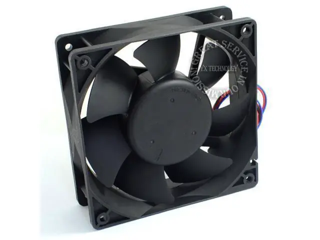 Alt view image 3 of 6 - Delta AFB1212VHE-FOO 12038 0.9A winds of double ball bearing fan 120*120*38mm