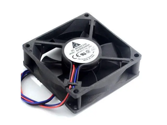 Alt view image 5 of 6 - Delta 1pcs New and Original 80X80X25mm 24 v 0.15 A 8025 8 AFB0824HH inverter industrial PC power supply fan for