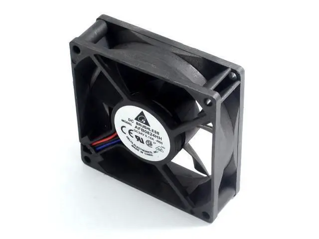 Alt view image 2 of 6 - Delta 1pcs New and Original 80X80X25mm 24 v 0.15 A 8025 8 AFB0824HH inverter industrial PC power supply fan for