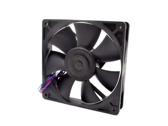 Alt view image 3 of 6 - AFB1224VH-FOO 12cm 24V 0.35A 12025 high-end dual ball bearing fan drive DELTA 120*120*25mm
