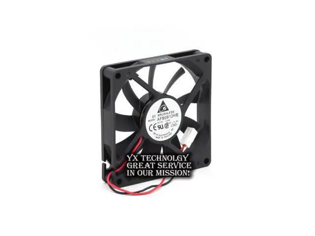 Alt view image 3 of 3 - 80*80*15MM 12V 0.20A AFB0812HB 8015 8 cm double ball Server fan for Delta 80*80*15MM