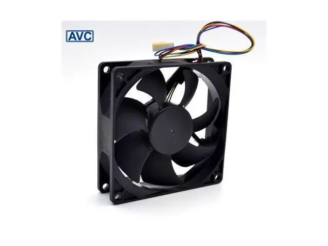 Alt view image 3 of 5 - original For AVC 9025 9225 DS09225B12U 4-wire double ball temperature control PWM fan