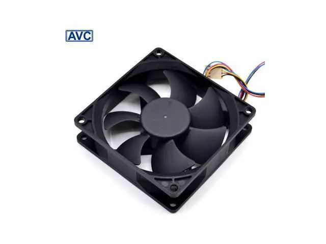 Alt view image 5 of 5 - original For AVC 9025 9225 DS09225B12U 4-wire double ball temperature control PWM fan