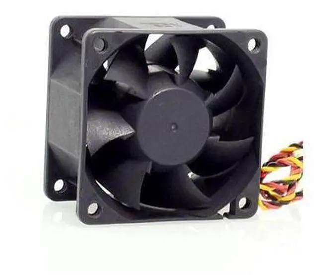 Alt view image 4 of 6 - 2pcs New 6038 dual ball bearing fan 12V 10.6W server PMD1206PMB1-A 60*60*38mm