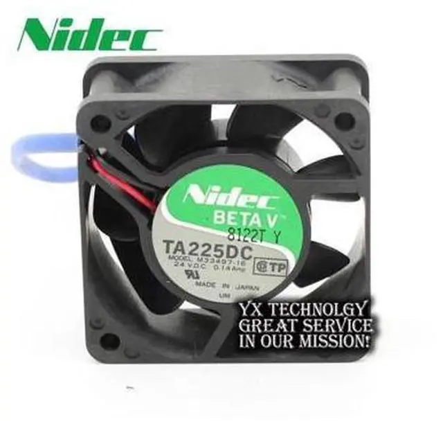 Main image of Nidec New Japanese TA225DC M33497-16 6025 24V 0.14A dual ball bearing fan drive for NIDEC 60*60*25mm