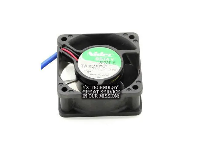 Alt view image 5 of 6 - Nidec New Japanese TA225DC M33497-16 6025 24V 0.14A dual ball bearing fan drive for NIDEC 60*60*25mm