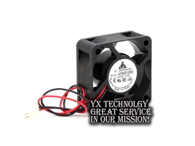 Alt view image 2 of 6 - Delta and AFB0512MD 50*50*20mm 12V 0.11A chassis with dual ball bearing fan
