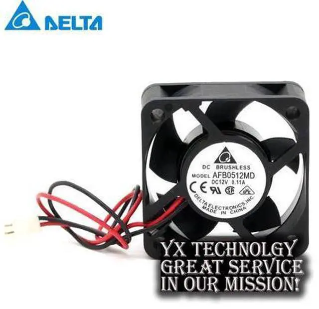 Main image of Delta and AFB0512MD 5020 50*50*20mm 12V 0.11A dual ball bearing fan