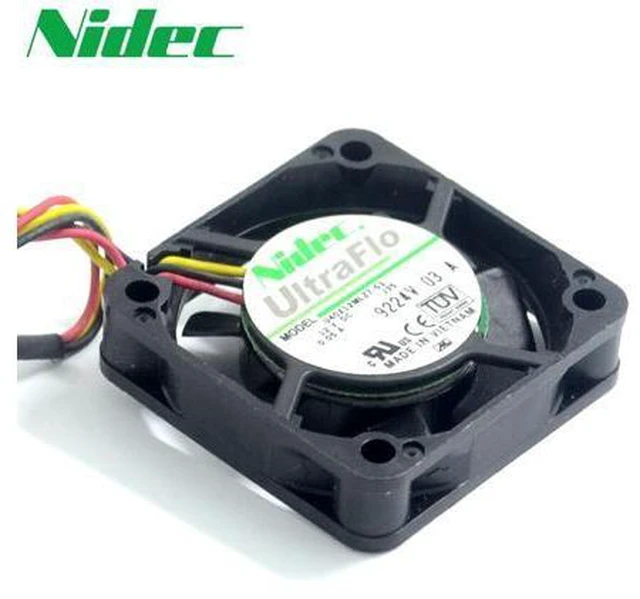 Alt view image 4 of 5 - Nidec U40X12MLZ7-53 4010 4cm 12V 0.05A quiet fan 40*40*10mm