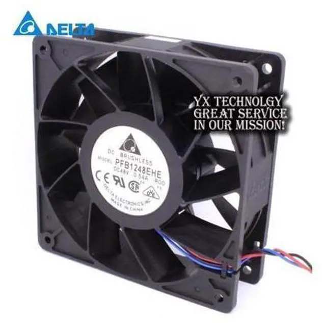 Main image of Delta Original new 48V 0.54A PFB1248EHE-ROO 12038 fan drive stall alarm for 120*120*38mm