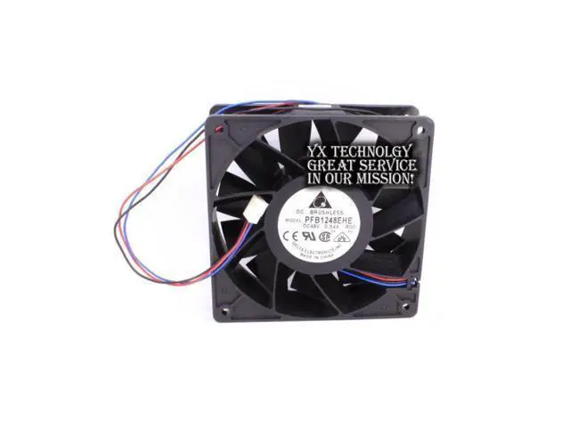 Alt view image 3 of 6 - Delta Original new 48V 0.54A PFB1248EHE-ROO 12038 fan drive stall alarm for 120*120*38mm