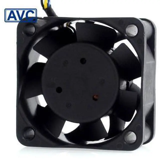 Alt view image 4 of 6 - AVC 4020 4CM wind capacity 12V 0.50A DBTA0420B2U PWM fan speed control 40*40*20mm