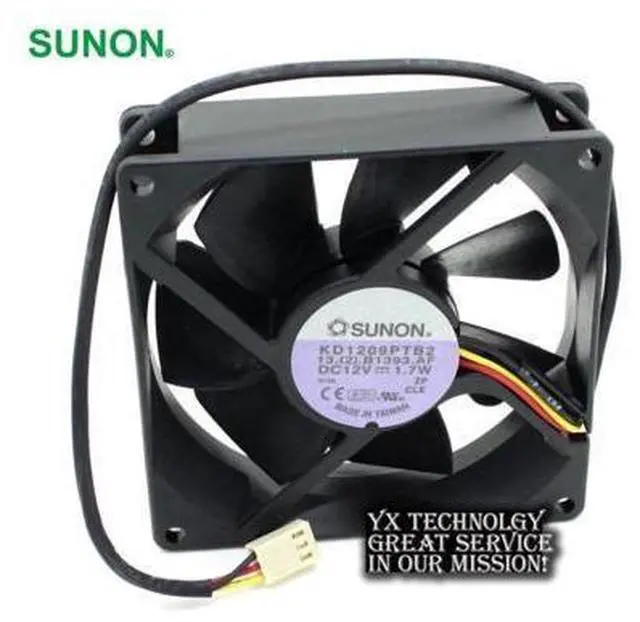 Main image of SUNON New 9225 KD1209PTB2 DC12V 1.7W three wire speed fan 9CM 92 * 92 * 25MM