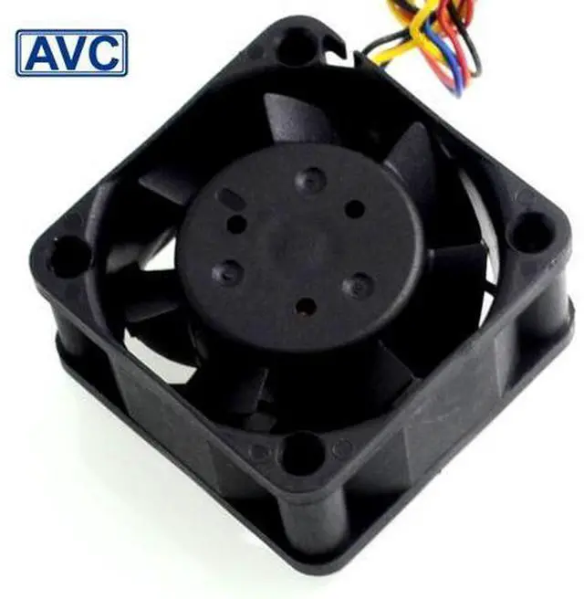 Alt view image 6 of 6 - AVC 4020 4CM wind capacity 12V 0.50A DBTA0420B2U PWM fan speed control 40*40*20mm