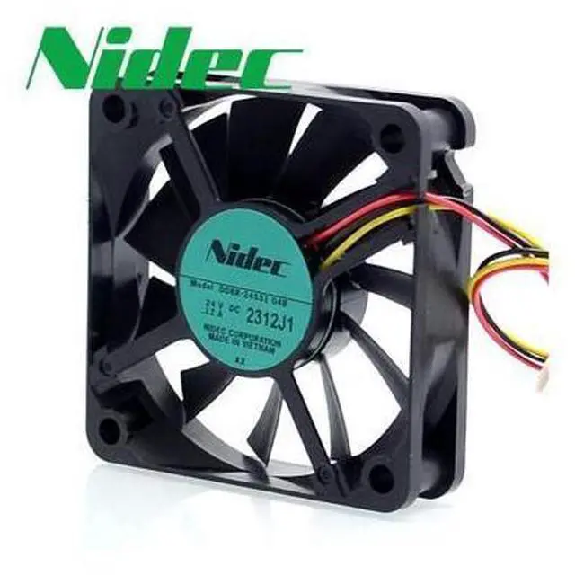 Main image of Nidec new and original 60*60*15mm 3-wire D06R-24SS1 04B 6cm 24V inverter 0.12A 6015 fan for nidec