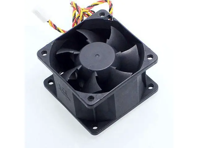 Alt view image 6 of 6 - 2pcs 6038 dual ball bearing fan 12V 10.6W server PMD1206PMB1-A 60*60*38mm