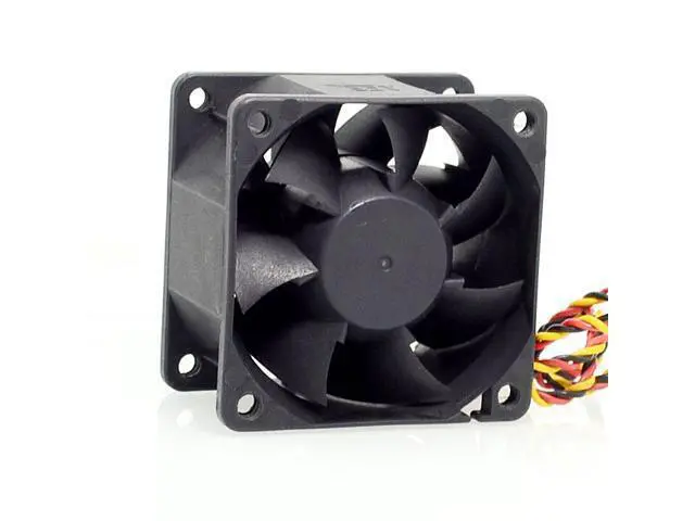 Alt view image 4 of 6 - 2pcs 6038 dual ball bearing fan 12V 10.6W server PMD1206PMB1-A 60*60*38mm