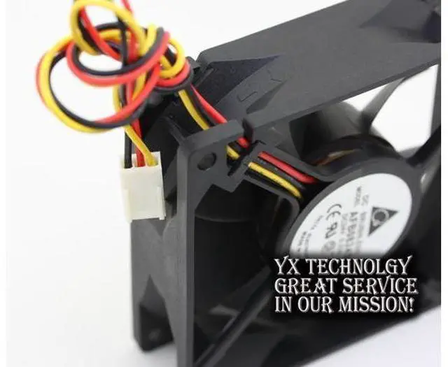 Alt view image 5 of 7 - Delta AFB0824SH 8025 8cm 24V 0.33A dual ball bearing drive fan 80*80*25mm