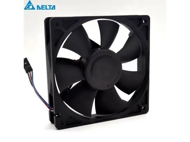 Alt view image 2 of 6 - New AFB1224SH 12025 12CM 24V 0.42A wind capacity inverter fan thermostat for Delta 120*120*25mm