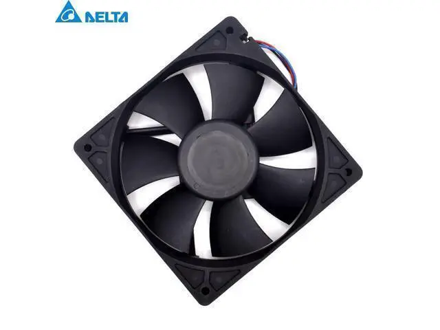Alt view image 6 of 6 - New AFB1224SH 12025 12CM 24V 0.42A wind capacity inverter fan thermostat for Delta 120*120*25mm