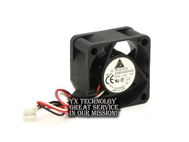 Alt view image 2 of 6 - EFB0405HHD 4020 5V 0.45A 4cm stall alarm dual ball bearing fan switch Delta 40*40*20mm