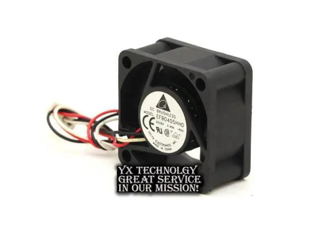 Alt view image 4 of 6 - EFB0405HHD 4020 5V 0.45A 4cm stall alarm dual ball bearing fan switch Delta 40*40*20mm