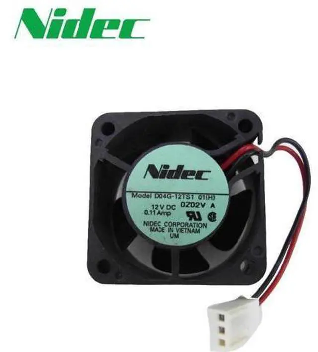 Main image of Nidec New original Nidec fan drive D04G-12TS1 12V Benedict axial 40*40*20mm