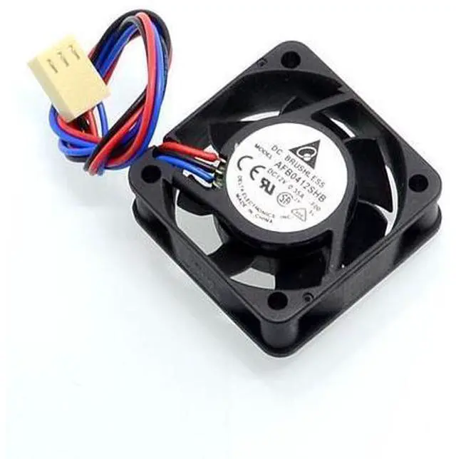 Alt view image 4 of 5 - Delta 40*40*15MM AFB0412SHB 4015 12V0.35A air volume dual-speed ball bearing fan