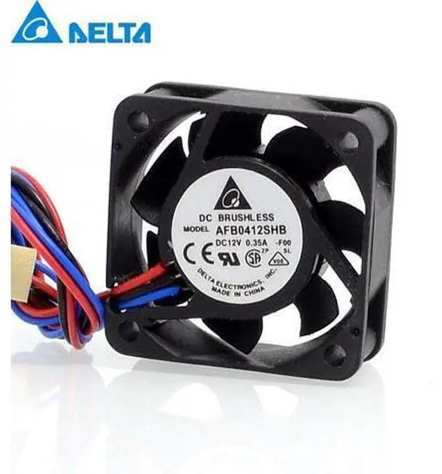 Main image of Delta 40*40*15MM AFB0412SHB 4015 12V0.35A air volume dual-speed ball bearing fan