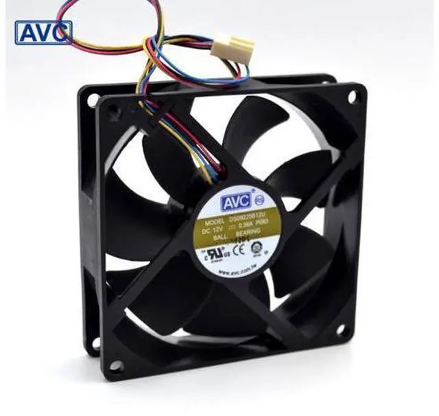 Main image of AVC 9025 9225 DS09225B12U 4-wire double ball temperature control PWM fan
