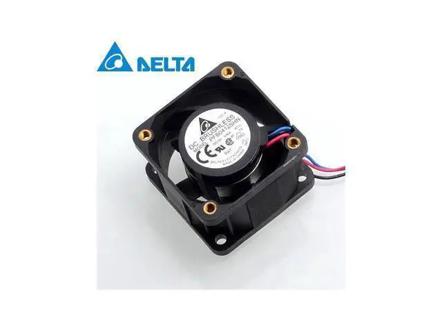 Alt view image 5 of 6 - Delta New PFB0412SHN 4028 12V 0.6A double ball-servers 1U fan for 40*40*28mm