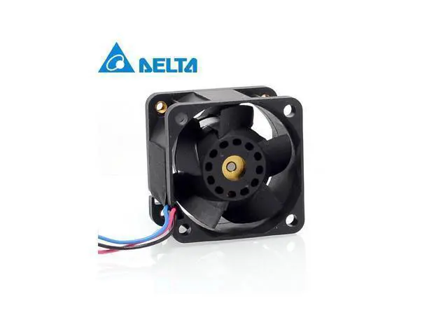 Alt view image 4 of 6 - Delta New PFB0412SHN 4028 12V 0.6A double ball-servers 1U fan for 40*40*28mm