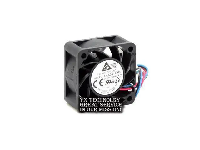 Alt view image 5 of 6 - Delta New THA0412AD 4cm 4020 12v 0.60A fan dual ball wind capacity for 40*40*20mm