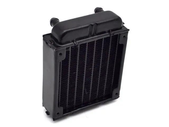 Alt view image 3 of 4 - 80mm pc water cooling radiator computer Chip CPU GPU VGA RAM Laser cooling cooler Aluminum Heat Exchanger