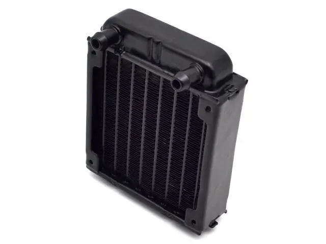 Alt view image 2 of 4 - 80mm pc water cooling radiator computer Chip CPU GPU VGA RAM Laser cooling cooler Aluminum Heat Exchanger