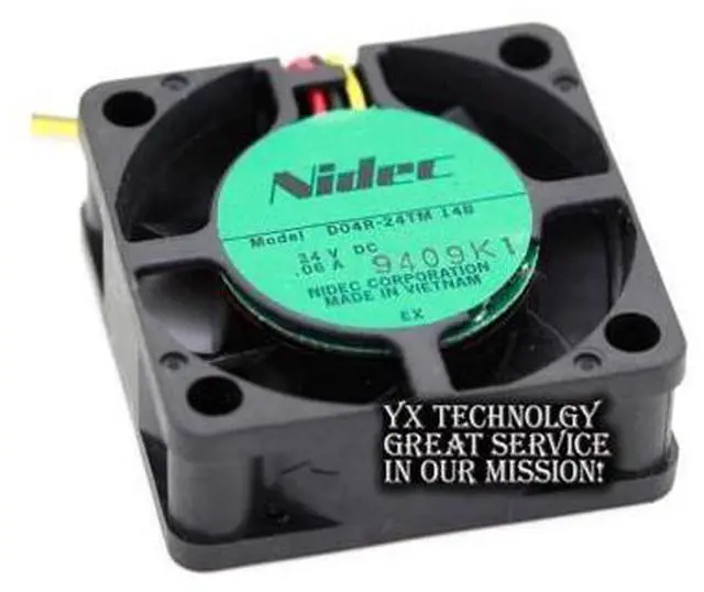 Alt view image 3 of 6 - Nidec New original 4015 24V 0.06A D04R-24TM 14B inverter fan signal detection for nidec 40*40*15mm