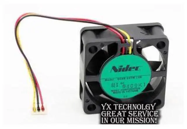 Alt view image 6 of 6 - Nidec New original 4015 24V 0.06A D04R-24TM 14B inverter fan signal detection for nidec 40*40*15mm