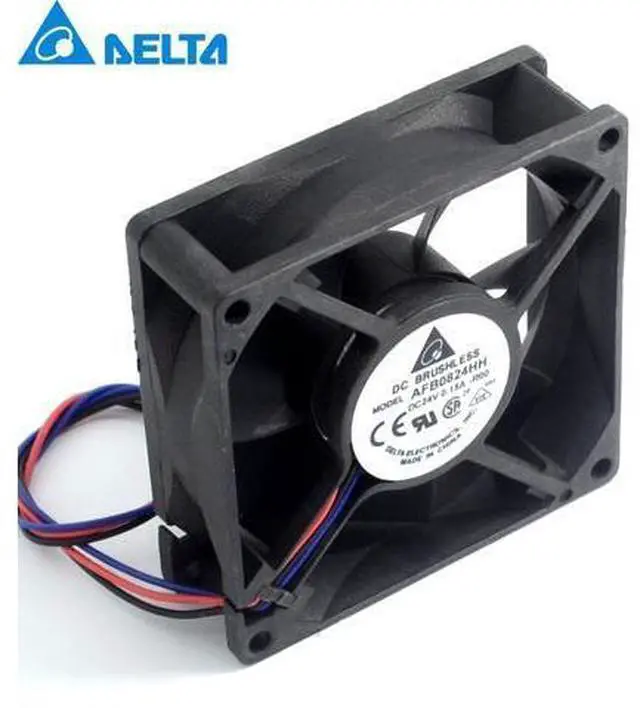 Main image of Delta 1pcs and 80X80X25mm 24 v 0.15 A 8025 8 AFB0824HH inverter industrial PC power supply fan