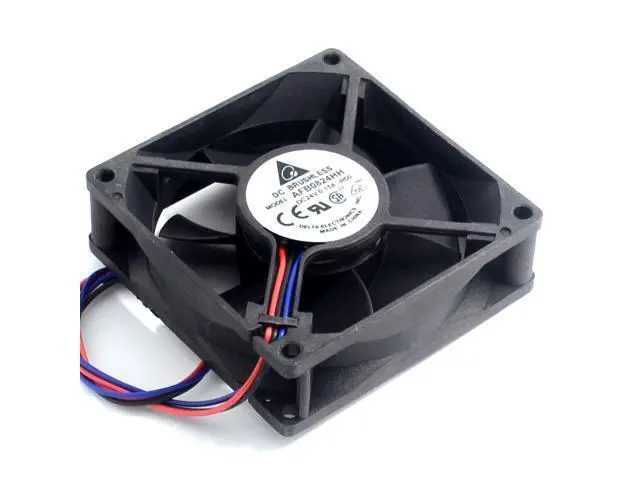 Alt view image 5 of 6 - Delta 1pcs and 80X80X25mm 24 v 0.15 A 8025 8 AFB0824HH inverter industrial PC power supply fan