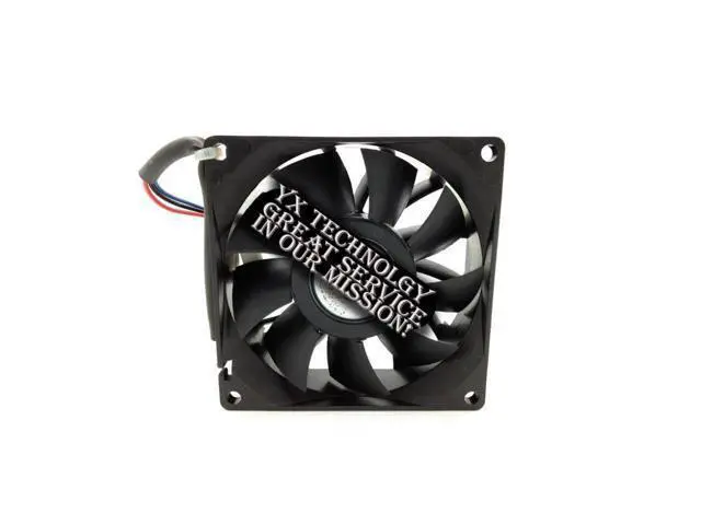 Alt view image 3 of 4 - Delta New 8025 pairs of ball 8cm chassis fan speed 12V 0.42A FFB0812VH-FOO 80*80*25mm