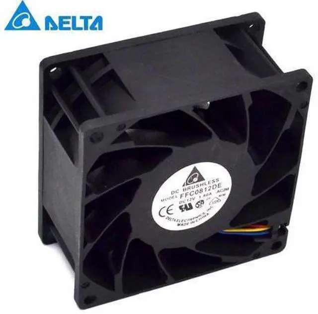 Main image of Delta New 8038 8CM 12V 1.8A violent winds of dual ball fan FFC0812DE 80*80*38mm